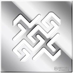 BERGES Wasserhaus Душевой трап Zentrum Antik 150 091465 хром глянец – фотография-2